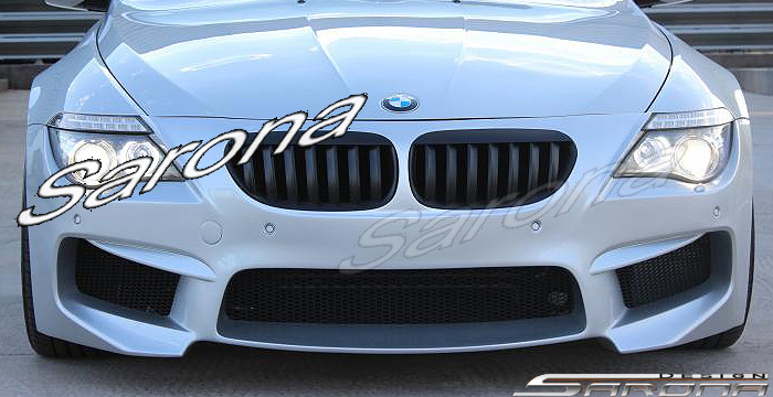 Custom BMW 6 Series  Coupe & Convertible Front Bumper (2004 - 2010) - $790.00 (Part #BM-029-FB)